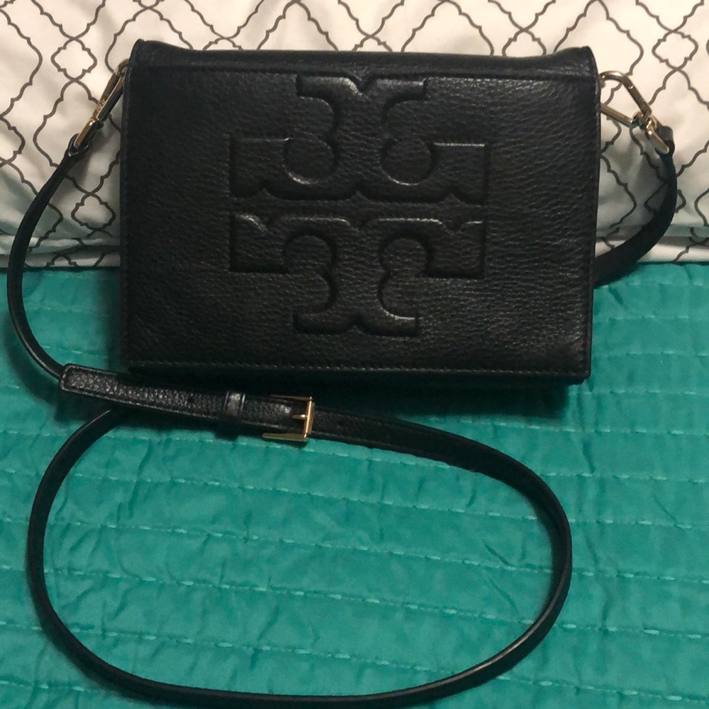 Black Tory Burch Bombe T Crossbody